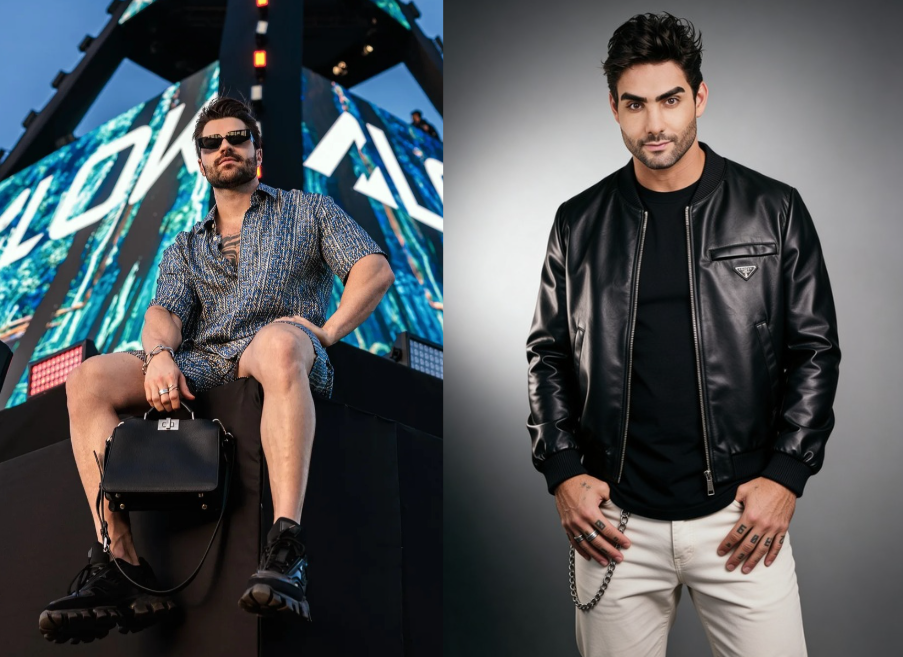 Alok e EME em imagens promocionais relacionadas à Aurea Tour em Teresina