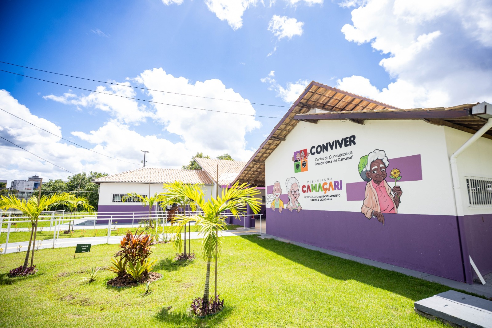 Centro de Convivência da Pessoa Idosa Conviver em Camaçari, no bairro Inocoop