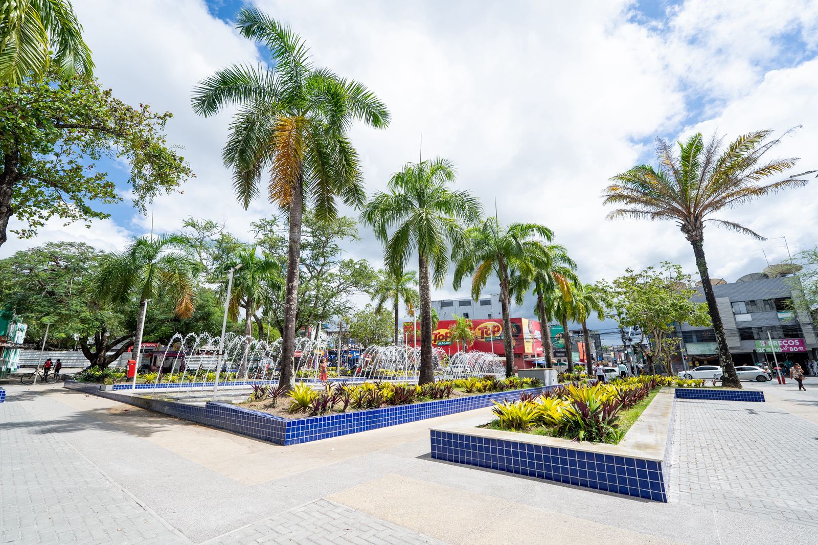 Praça Abrantes, em Camaçari, local onde será realizado evento gratuito do Dia Mundial da Dança