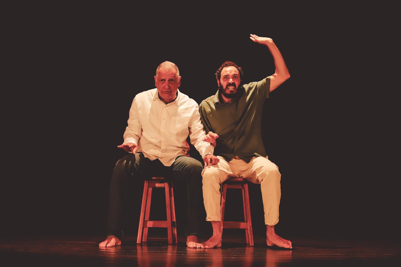 Cena da peça Foi por esse amor na abertura do Terças Culturais 2026 no Teatro Módulo