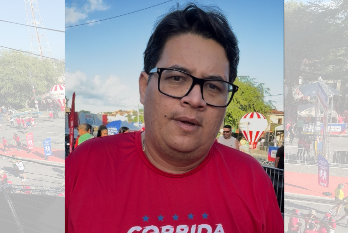 Vereador licenciado Tagner Cerqueira participa da Corrida 2 de Julho 2026 em Camaçari durante as comemorações da Independência da Bahia.